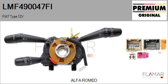 FLAMAR LMF490047FI
 - Commutateur de colonne de direction droxauto.com