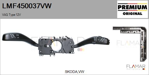 FLAMAR LMF450037VW
 - Commutateur de colonne de direction droxauto.com