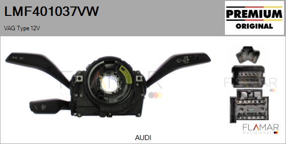 FLAMAR LMF401037VW
 - Commutateur de colonne de direction droxauto.com