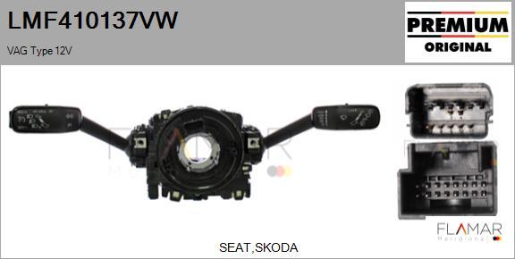 FLAMAR LMF410137VW
 - Commutateur de colonne de direction droxauto.com