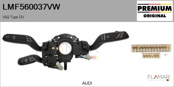 FLAMAR LMF560037VW
 - Commutateur de colonne de direction droxauto.com