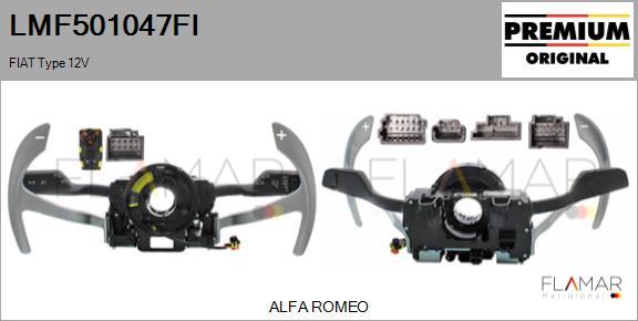 FLAMAR LMF501047FI
 - Commutateur de colonne de direction droxauto.com