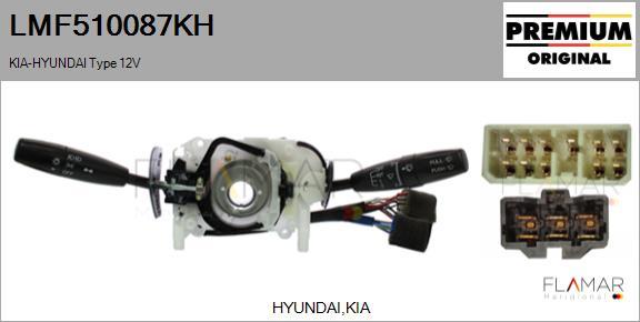FLAMAR LMF510087KH
 - Commutateur de colonne de direction droxauto.com