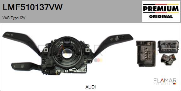 FLAMAR LMF510137VW
 - Commutateur de colonne de direction droxauto.com