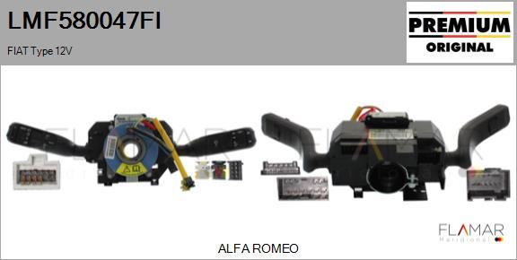 FLAMAR LMF580047FI
 - Commutateur de colonne de direction droxauto.com