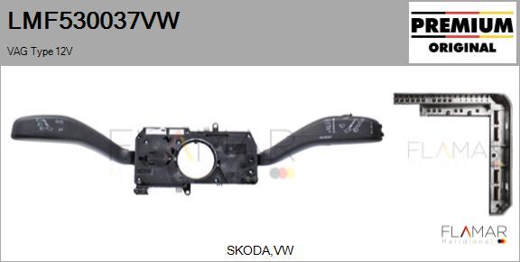 FLAMAR LMF530037VW
 - Commutateur de colonne de direction droxauto.com