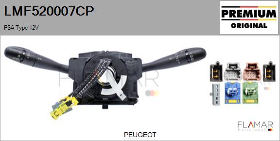 FLAMAR LMF520007CP
 - Commutateur de colonne de direction droxauto.com