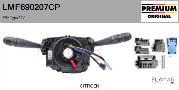 FLAMAR LMF690207CP
 - Commutateur de colonne de direction droxauto.com
