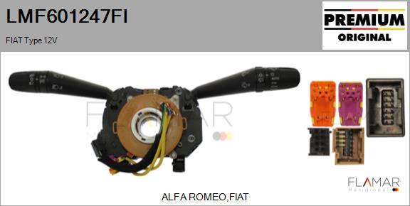 FLAMAR LMF601247FI - Commutateur de colonne de direction droxauto.com