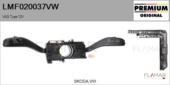 FLAMAR LMF020037VW
 - Commutateur de colonne de direction droxauto.com