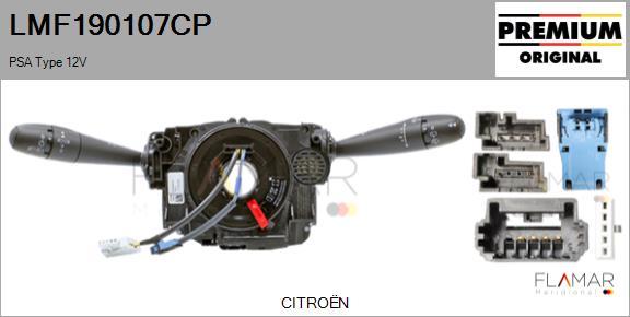 FLAMAR LMF190107CP
 - Commutateur de colonne de direction droxauto.com