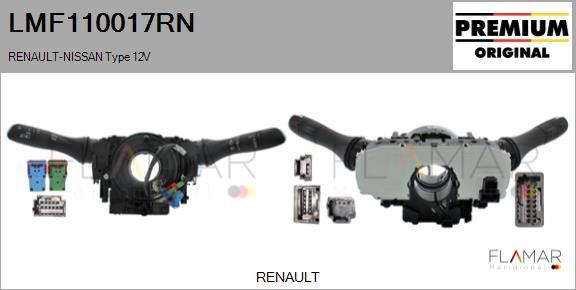 FLAMAR LMF110017RN
 - Commutateur de colonne de direction droxauto.com