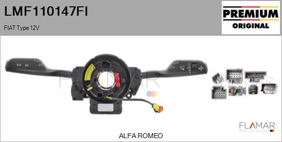 FLAMAR LMF110147FI
 - Commutateur de colonne de direction droxauto.com