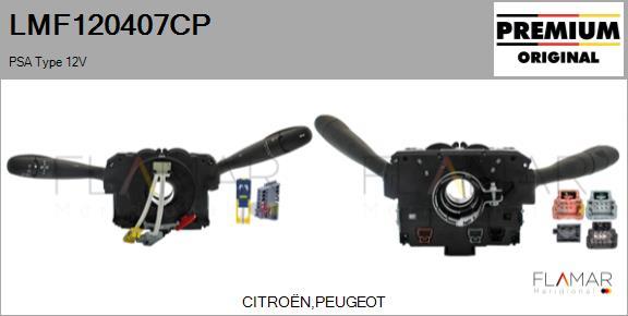 FLAMAR LMF120407CP - Commutateur de colonne de direction droxauto.com