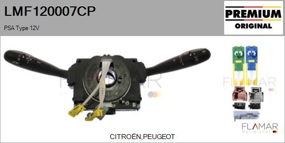 FLAMAR LMF120007CP
 - Commutateur de colonne de direction droxauto.com