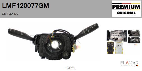 FLAMAR LMF120077GM
 - Commutateur de colonne de direction droxauto.com