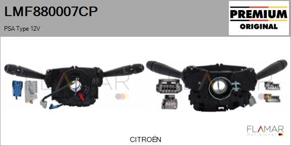 FLAMAR LMF880007CP
 - Commutateur de colonne de direction droxauto.com