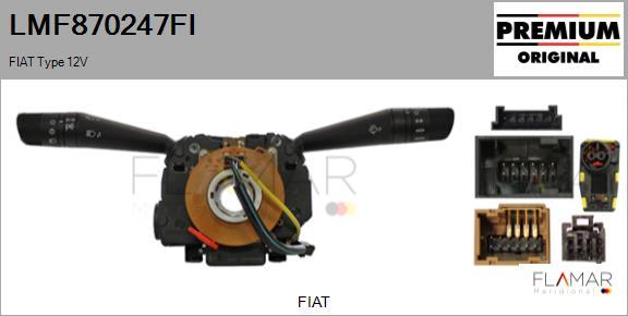 FLAMAR LMF870247FI - Commutateur de colonne de direction droxauto.com