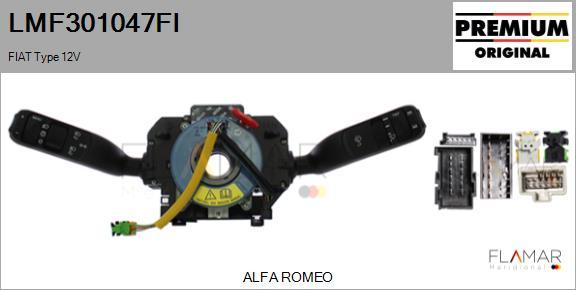 FLAMAR LMF301047FI
 - Commutateur de colonne de direction droxauto.com