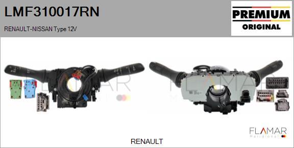 FLAMAR LMF310017RN
 - Commutateur de colonne de direction droxauto.com