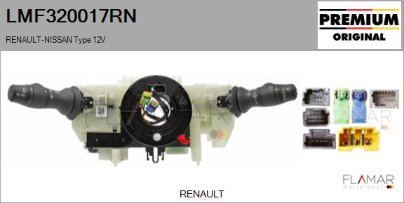 FLAMAR LMF320017RN
 - Commutateur de colonne de direction droxauto.com