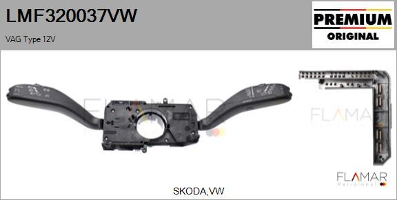 FLAMAR LMF320037VW
 - Commutateur de colonne de direction droxauto.com
