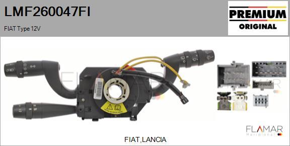 FLAMAR LMF260047FI
 - Commutateur de colonne de direction droxauto.com