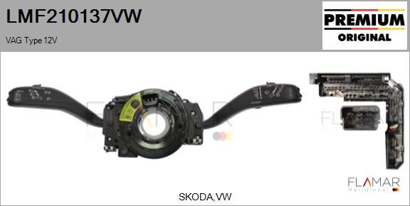 FLAMAR LMF210137VW
 - Commutateur de colonne de direction droxauto.com