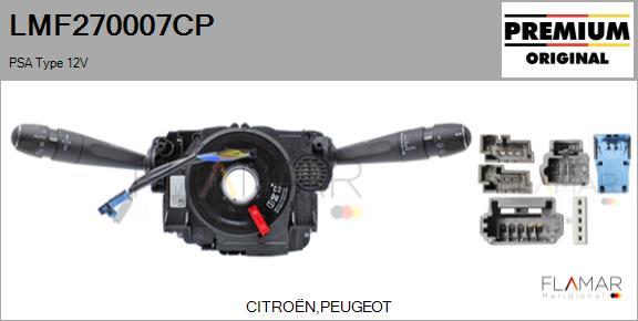 FLAMAR LMF270007CP
 - Commutateur de colonne de direction droxauto.com