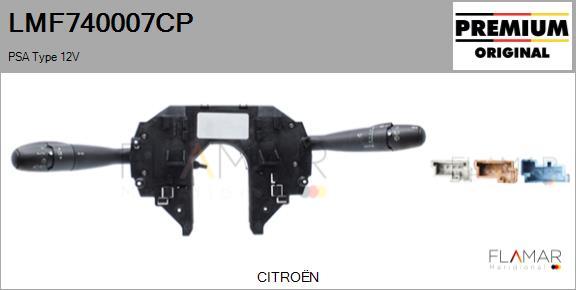 FLAMAR LMF740007CP
 - Commutateur de colonne de direction droxauto.com
