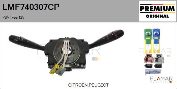 FLAMAR LMF740307CP
 - Commutateur de colonne de direction droxauto.com