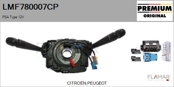 FLAMAR LMF780007CP
 - Commutateur de colonne de direction droxauto.com