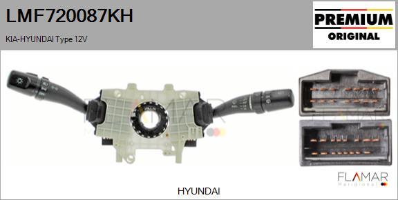 FLAMAR LMF720087KH
 - Commutateur de colonne de direction droxauto.com