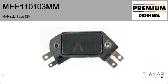 FLAMAR MEF110103MM - Appareil de commande, système d'allumage droxauto.com