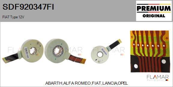 FLAMAR SDF920347FI - Détecteur de l'angle de braquage droxauto.com