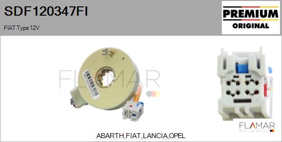 FLAMAR SDF120347FI - Détecteur de l'angle de braquage droxauto.com