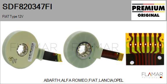 FLAMAR SDF820347FI - Détecteur de l'angle de braquage droxauto.com