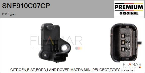 FLAMAR SNF910C07CP - Capteur d'angle, vilebrequin droxauto.com