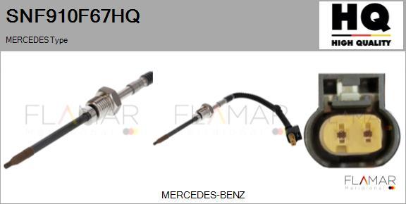 FLAMAR SNF910F67HQ - Capteur, température des gaz droxauto.com