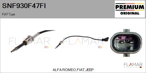 FLAMAR SNF930F47FI - Capteur, température des gaz droxauto.com