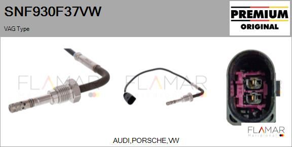 FLAMAR SNF930F37VW - Capteur, température des gaz droxauto.com