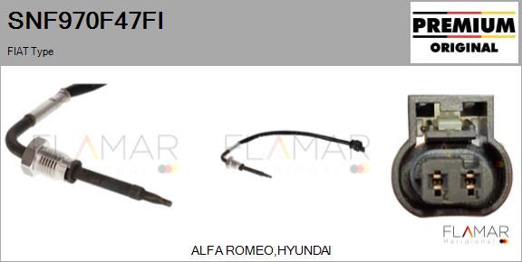 FLAMAR SNF970F47FI - Capteur, température des gaz droxauto.com