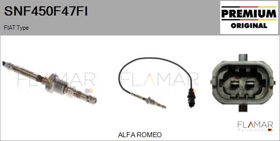 FLAMAR SNF450F47FI - Capteur, température des gaz droxauto.com