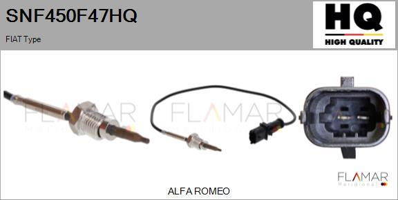 FLAMAR SNF450F47HQ - Capteur, température des gaz droxauto.com