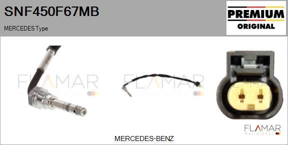 FLAMAR SNF450F67MB - Capteur, température des gaz droxauto.com