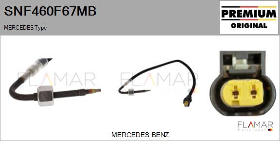 FLAMAR SNF460F67MB - Capteur, température des gaz droxauto.com
