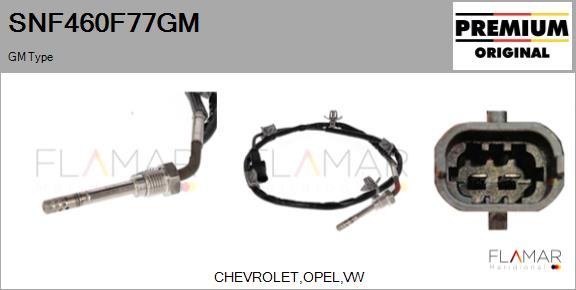 FLAMAR SNF460F77GM - Capteur, température des gaz droxauto.com
