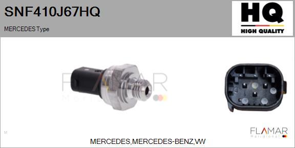 FLAMAR SNF410J67HQ - Capteur, pression des gaz échappement droxauto.com