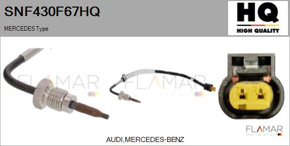 FLAMAR SNF430F67HQ - Capteur, température des gaz droxauto.com