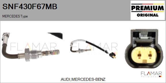 FLAMAR SNF430F67MB - Capteur, température des gaz droxauto.com